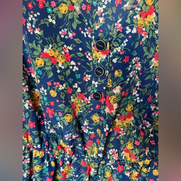 Tucker for Target Vibrant Floral V-Neck Mini Dress - Picture 5 of 9